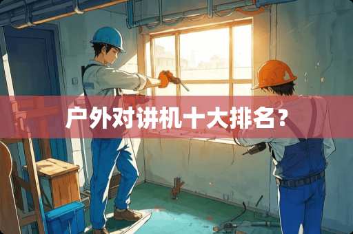 户外对讲机十大排名？