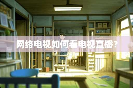 网络电视如何看电视直播？