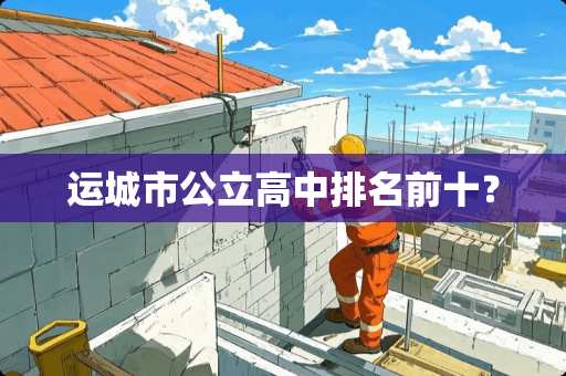 运城市公立高中排名前十？