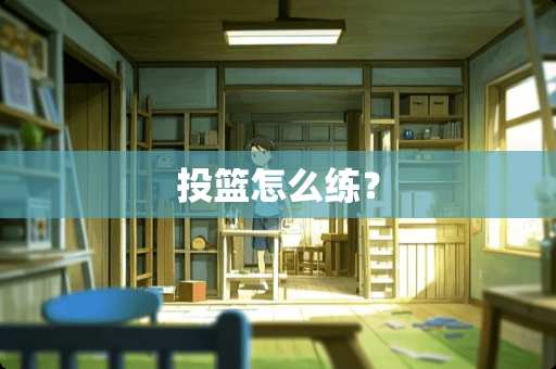 投篮怎么练？