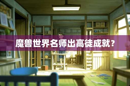 魔兽世界名师出高徒成就？