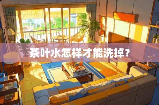 茶叶水怎样才能洗掉？