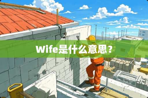 Wife是什么意思？