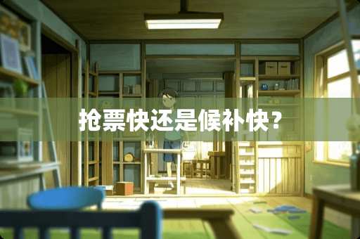 抢票快还是候补快？