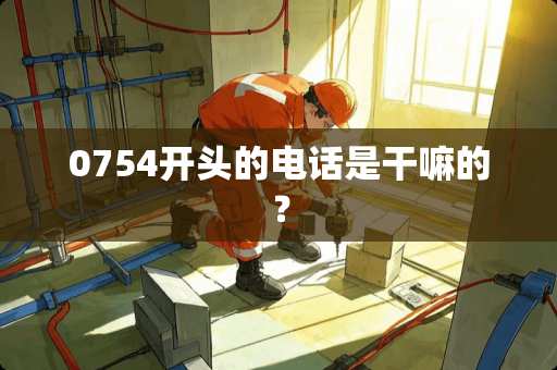 0754开头的电话是干嘛的？