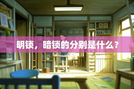 明锁，暗锁的分别是什么？