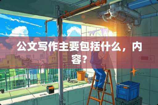 公文写作主要包括什么，内容？