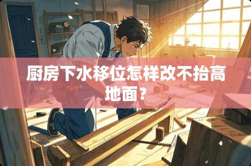 厨房下水移位怎样改不抬高地面？