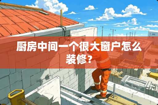 厨房中间一个很大窗户怎么装修？