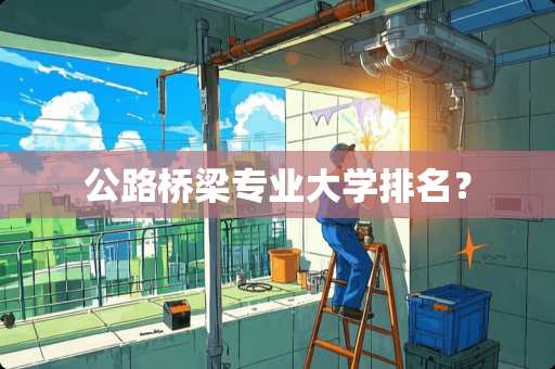 公路桥梁专业大学排名？