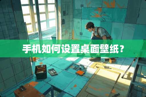 手机如何设置桌面壁纸？