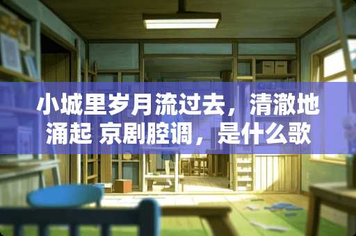 小城里岁月流过去，清澈地涌起 京剧腔调，是什么歌？