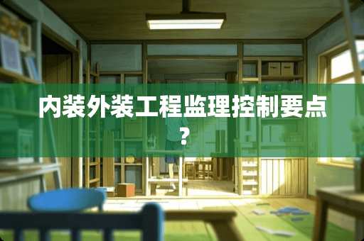 内装外装工程监理控制要点？