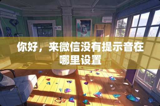 你好，来微信没有提示音在哪里设置