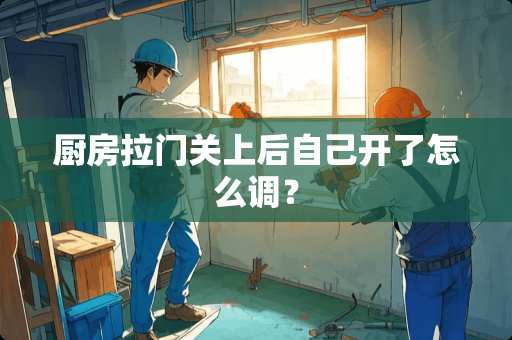 厨房拉门关上后自己开了怎么调？