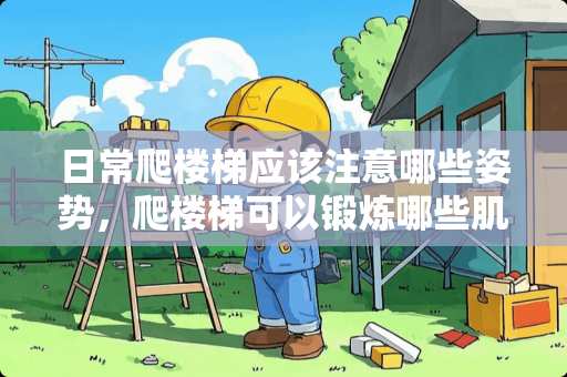 日常爬楼梯应该注意哪些姿势，爬楼梯可以锻炼哪些肌肉