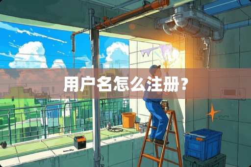 用户名怎么注册？