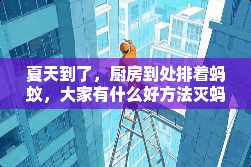 夏天到了，厨房到处排着蚂蚁，大家有什么好方法灭蚂蚁吗？