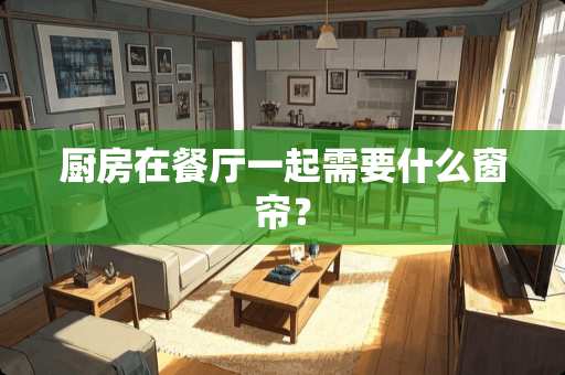 厨房在餐厅一起需要什么窗帘？