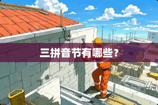 三拼音节有哪些？