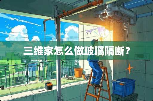 三维家怎么做玻璃隔断？