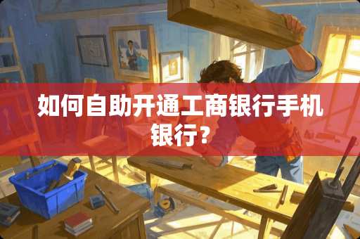 如何自助开通工商银行手机银行？