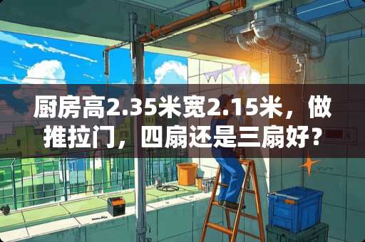 厨房高2.35米宽2.15米，做推拉门，四扇还是三扇好？