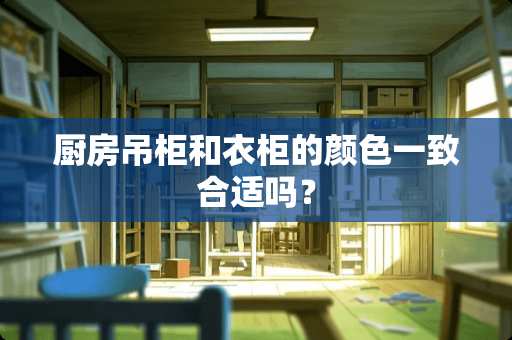 厨房吊柜和衣柜的颜色一致合适吗？