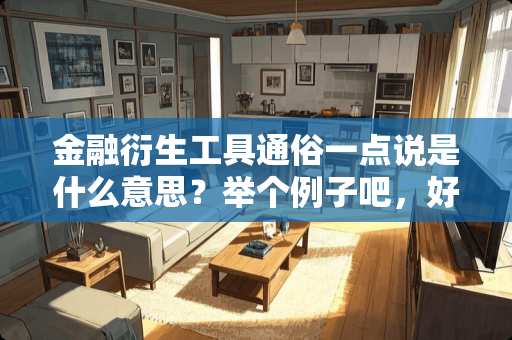 金融衍生工具通俗一点说是什么意思？举个例子吧，好理解的。