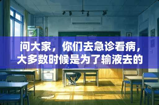 问大家，你们去急诊看病，大多数时候是为了输液去的吗？