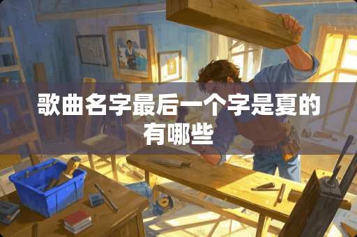 歌曲名字最后一个字是夏的有哪些