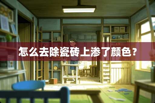 怎么去除瓷砖上渗了颜色？