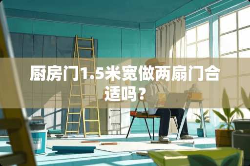 厨房门1.5米宽做两扇门合适吗？