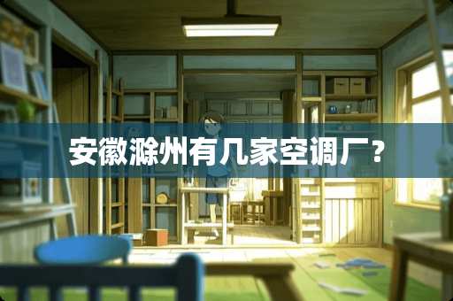 安徽滁州有几家空调厂？