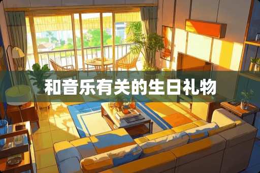 和音乐有关的生日礼物