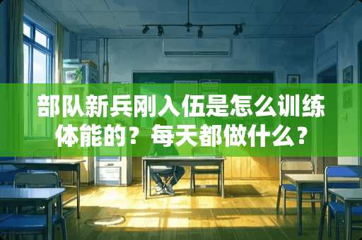 **新兵刚入伍是怎么训练体能的？每天都做什么？