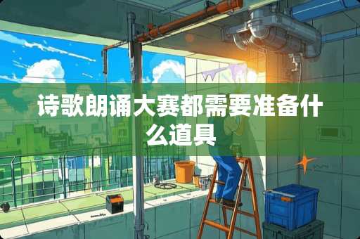 诗歌朗诵大赛都需要准备什么道具