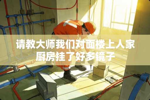 请教大师我们对面楼上人家厨房挂了好多镜子