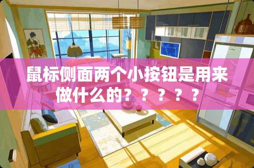 鼠标侧面两个小按钮是用来做什么的？？？？？