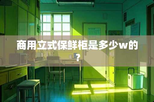 商用立式保鲜柜是多少w的？