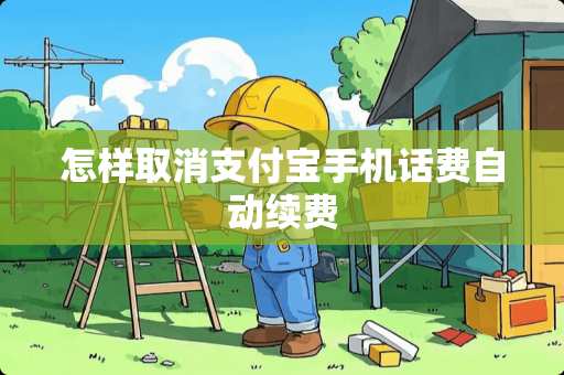 怎样取消支付宝手机话费自动续费