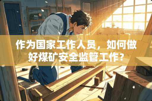 作为国家工作人员，如何做好煤矿安全监管工作？