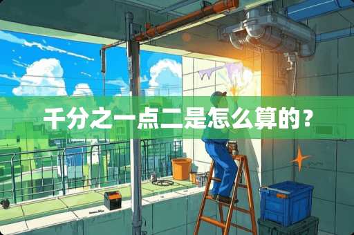 千分之一点二是怎么算的？