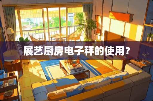 展艺厨房电子秤的使用？