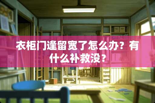 衣柜门逢留宽了怎么办？有什么补救没？