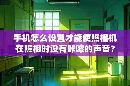 手机怎么设置才能使照相机在照相时没有咔嚓的声音？？？？