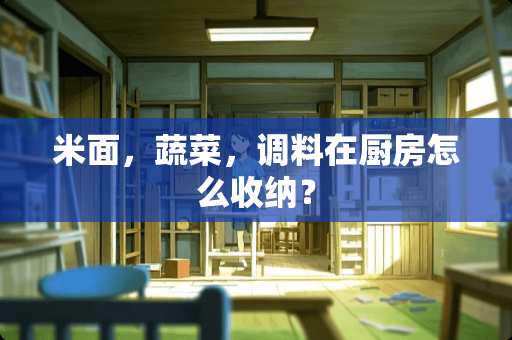 米面，蔬菜，调料在厨房怎么收纳？