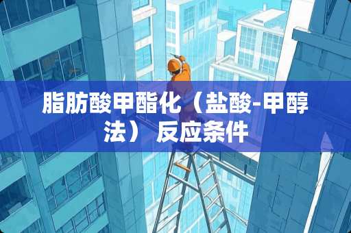 脂肪酸甲酯化（**-甲醇法） 反应条件