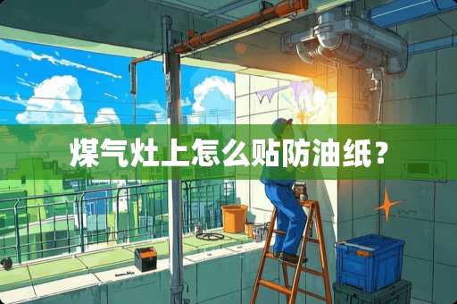 煤气灶上怎么贴防油纸？