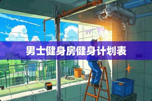 男士健身房健身计划表